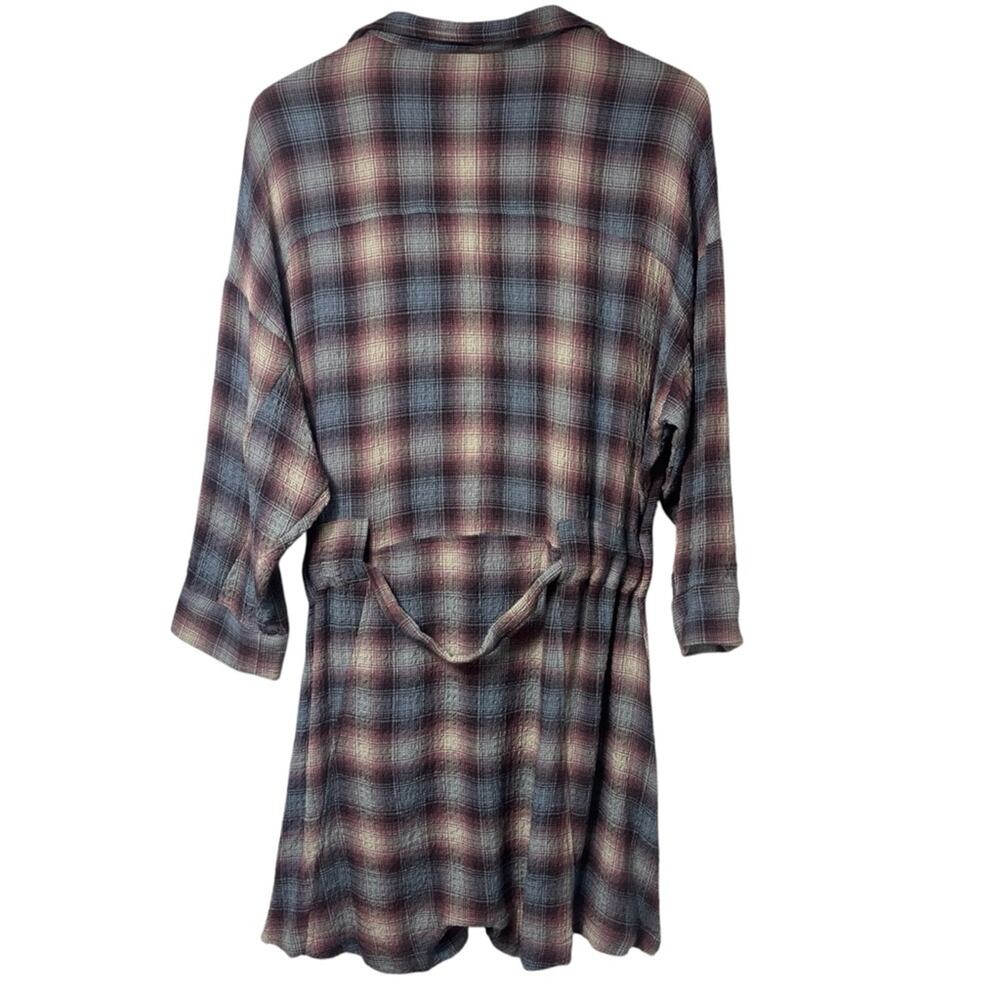 FREE PEOPLE BEFORE I LET YOU GO WOMEN ROMPER IN VINTAGE PLAID SIZE SMALL - Picture 8 of 8
